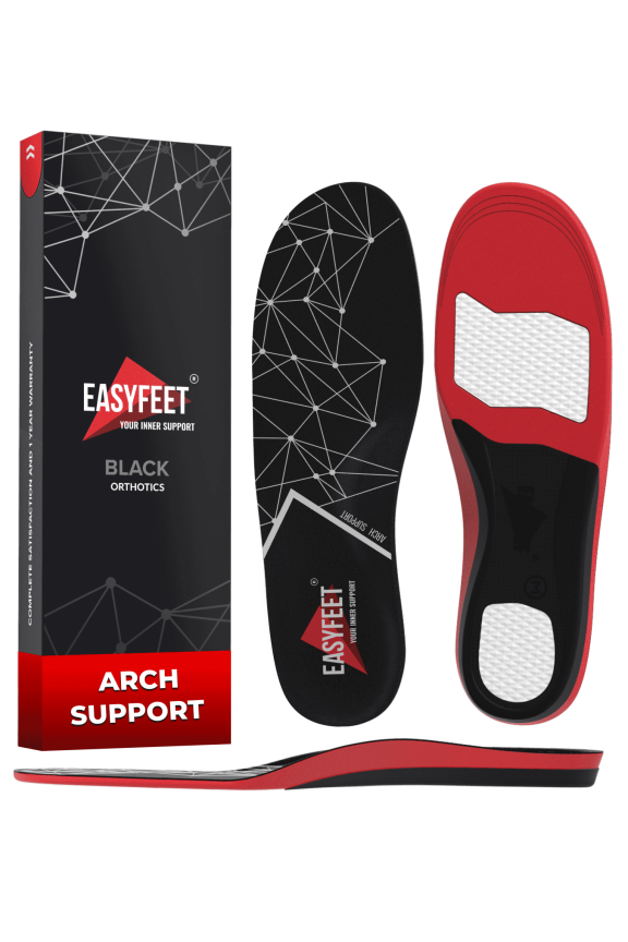 Plantar Fasciitis Inserts High Arch Support Insoles for Men and Women S (Men 7-8.5/Women 8-9.5)