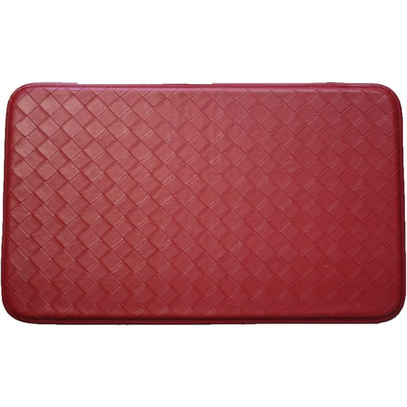 Premium Anti-Fatigue Standing Comfort Mat for Home and Office 18" X 30" (Red)