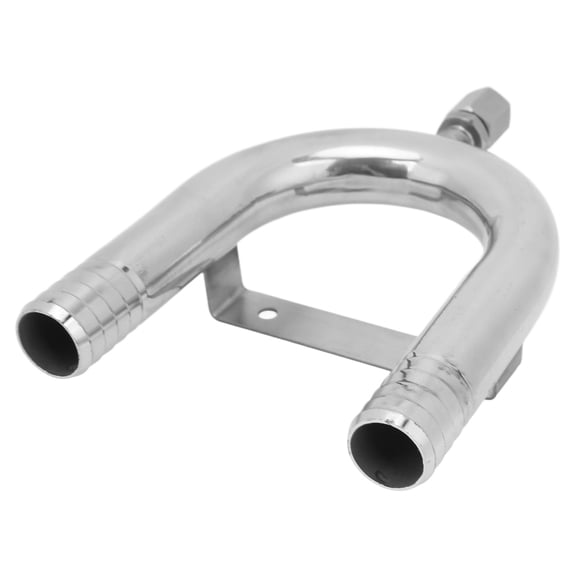 Premium Anti Siphon Vented Loop Marine Grade 316 Stainless Steel Vent Loop Valve for Boats RVs Yachts Toilet Systems Dependable Performance Siphon Breaker 1 inch 25mm Hose Connection