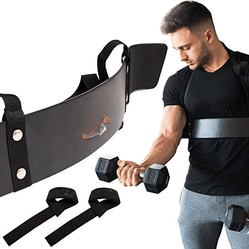 Premium Arm Blaster Biceps Isolator + Bonus Weight Lifting Straps, Heavy Duty Bicep Blaster Curl Support Muscle Builder for Triceps/Biceps Workout, Build Bigger Arms$$Sport & Recreation Other