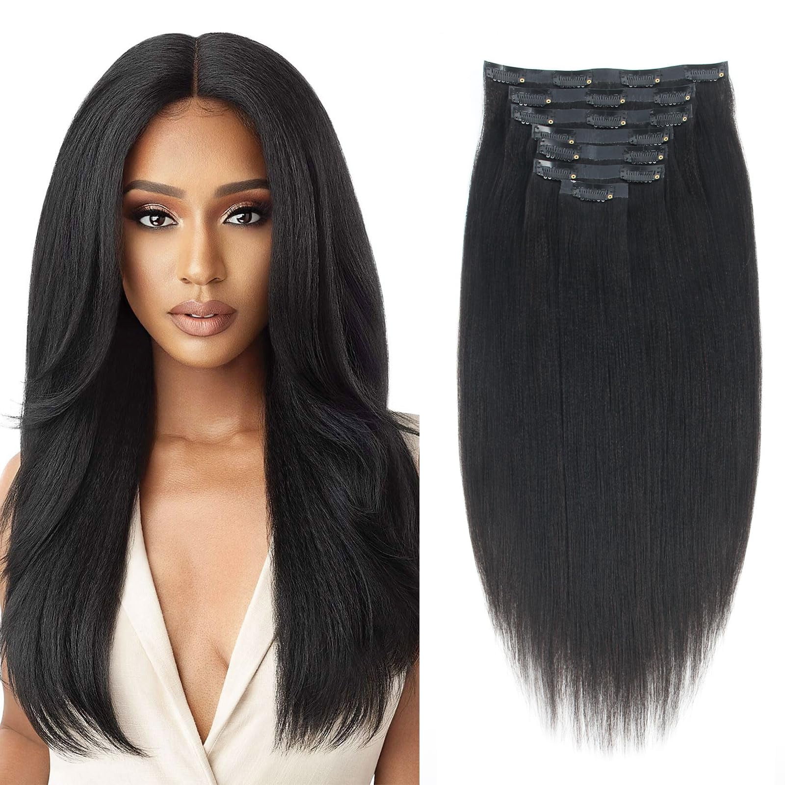 Premium Artificial Wig Clip In Hair Extensions Multiple Styles for