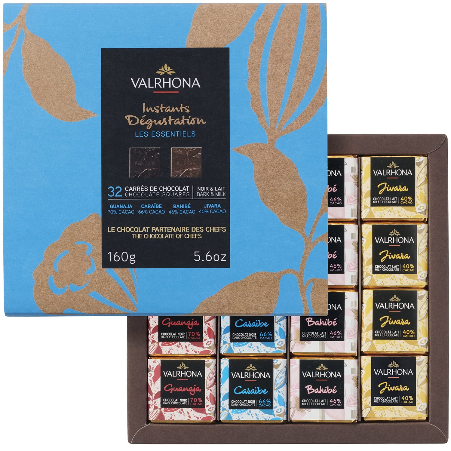 Premium Assorted French Chocolate Gift Box 32 Dark & Milk Chocolate