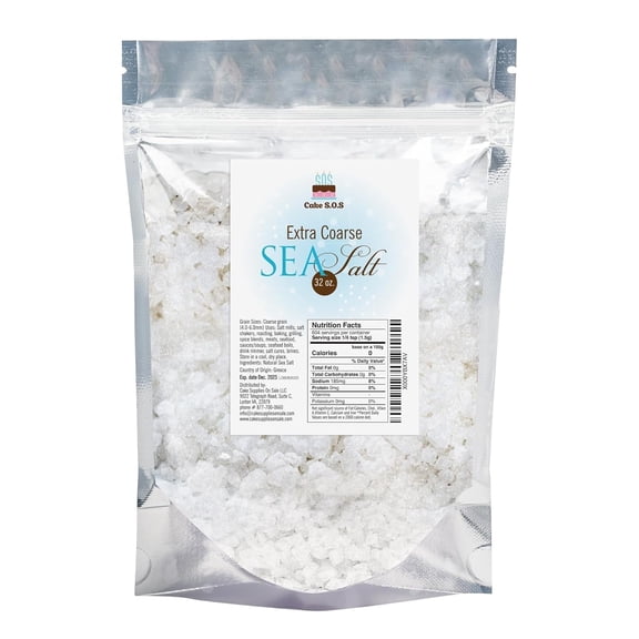 Cake S.O.S Atlantic Sea Salt, Extra Coarse Grain 2 lb