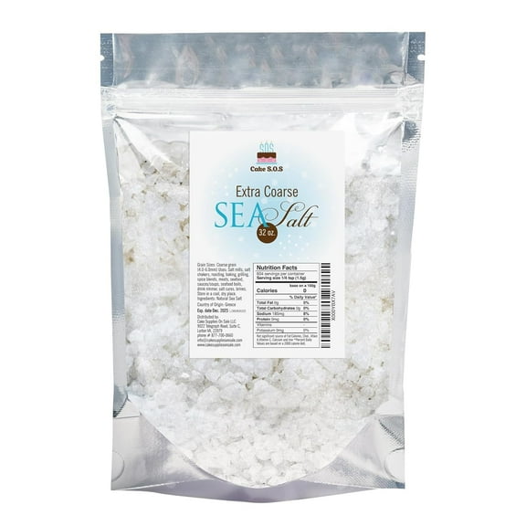 Premium Atlantic Sea Salt, Extra Coarse Grain 2 lb.
