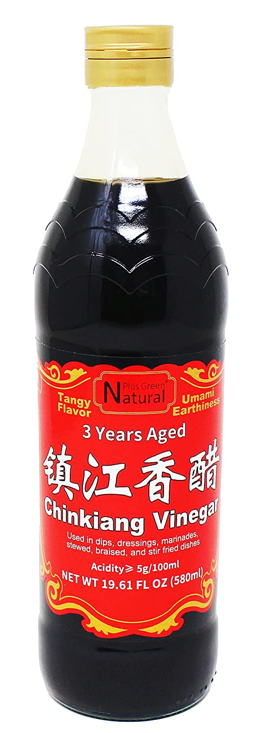 Premium Authentic Chinkiang Vinegar 19.61 Fl Oz (580ml), 3 Years Aged