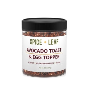 SPICE + LEAF Premium Avocado, Egg Toast Toppings, Vegan and Kosher Salad Toppings, 3.5 Oz