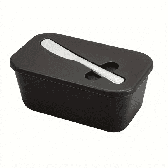 Premium BPA-Free Butter Dish with Lid and Stainless Steel Spreader, Airtight Butter Keeper for Freshness, Hygienic Butter Storage Container for Fridge, Countertop & Dining Table Use