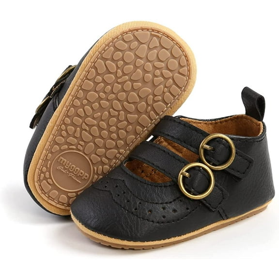 Premium Baby Girl Shoes, Infant Toddler Walking Shoes, Soft Sole Princess Mary Jane Shoes Prewalkers Wedding Dress Shoes Crib Shoes