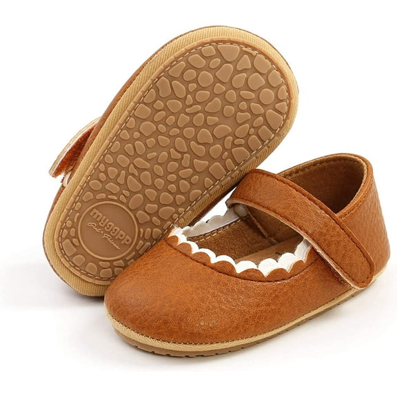 Premium Baby Girl Shoes, Infant Toddler Walking Shoes, Soft Sole Princess Mary Jane Shoes Prewalkers Wedding Dress Shoes Crib Shoes