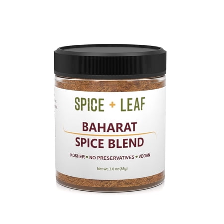 SPICE + LEAF Baharat Spice Blend, Preservative Free Kitchen Spices, Vegan Seasoning, 3.0 Oz