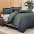 thumbnail image 1 of Premium Bamboo Duvet Cover, 1 Piece Set, Double Brushed Bamboo Blended Material, Super Soft, Vibrant Fade Resistant Colors, Zipper Closure by Lexington, 1 of 5