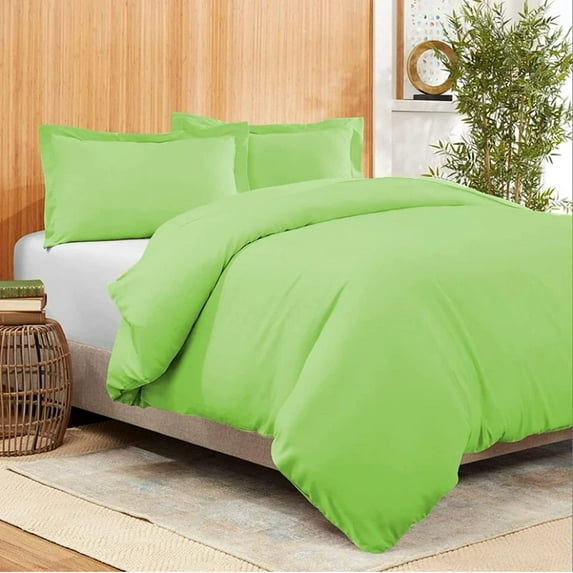 Premium Bamboo Duvet Cover, 1 Piece Set, Double Brushed Bamboo Blended Material, Super Soft, Vibrant Fade Resistant Colors, Zipper Closure by Lexington