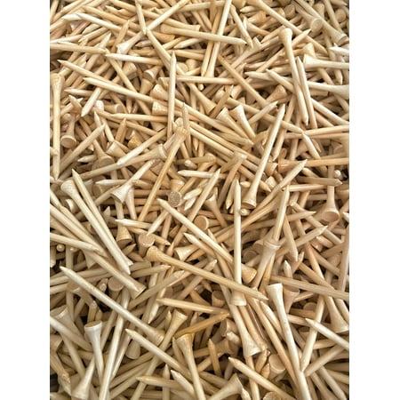 Premium Bamboo Golf Tees - 3.25" Length