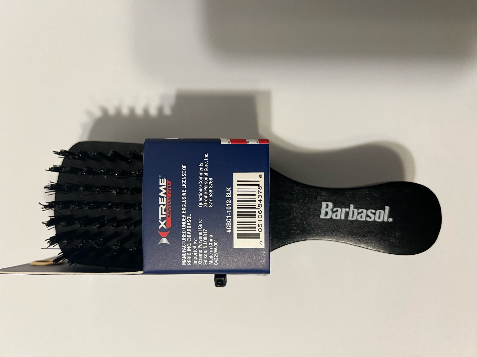 Premium Barbasol Double Sided Boar Bristle Hair Brush - Soft Hard ...