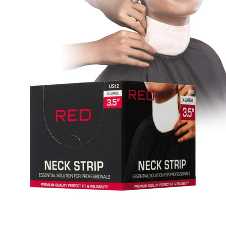 Premium Barber Neck Strips, Soft, Absorbent, Disposable Neck Strips for Hair Cutting, Barber Shop Supplies, Anti-Slip, Secure Fit, Hygienic Haircut Accessories (3.5 Inch)
