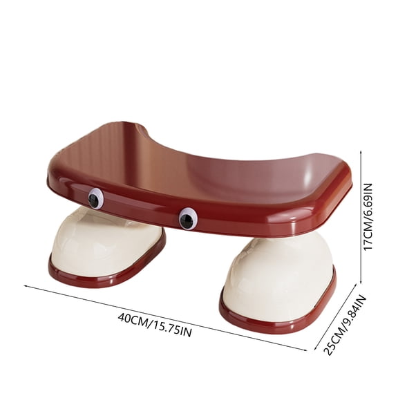 Premium Bathroom Foot Stool for Improved Posture and Safe Use | Waterproof, Anti-Slip, Multi-Functional Squatting Aid for Toilets & Washbasins