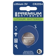 Premium Batteries Panasonic CR2354 3V Lithium Coin Cell Batteries Child-Safe 6 Pack