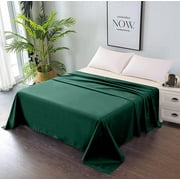 Premium Bed Flat Sheet - Breathable and Soft - Top Sheet Only - Easy Care & Easy Clean