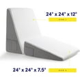 Premium Bed Wedge Pillow Ergonomic Support for Sleeping, PostSurgery