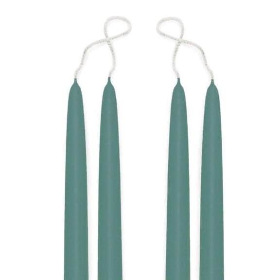Premium Beeswax Blended Taper Candles - Two Pair Bundle - 12 Inches