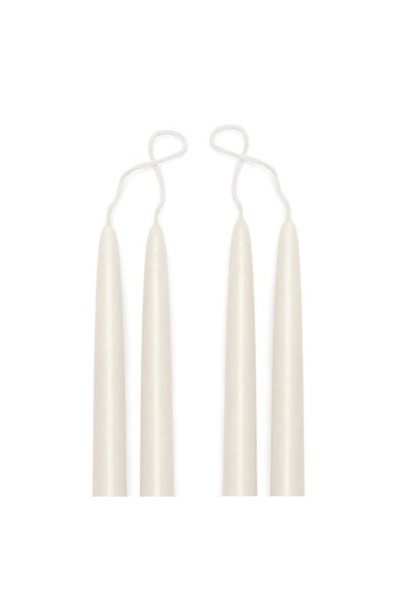 Premium Beeswax Blended Taper Candles - Two Pair Bundle - 15 Inches
