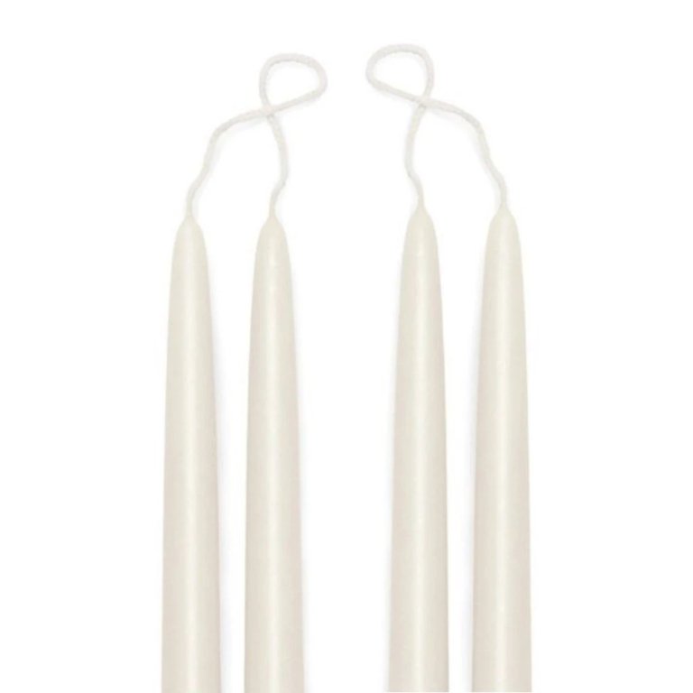 Two pairs of beeswax candles