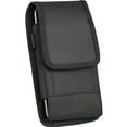 Premium Belt Clip Holster Pouch Leather Case Holder for Cell Phones[Vertical Nylon,Apple iPhone