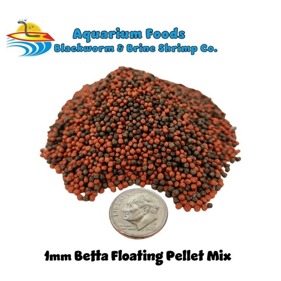 Premium Betta Fish Floating Pellets! - Color Enhancing - Promotes Fin Health4-lb