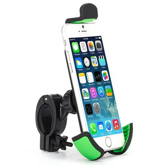 Premium Bicycle Mount Phone Holder Handlebar Cradle Rotating Dock Strong Grip WYB for LG X Charge Power Venture - Microsoft Lumia 650 950 - Motorola Droid Maxx 2 Turbo, G4 Plus, Google Nexus 6