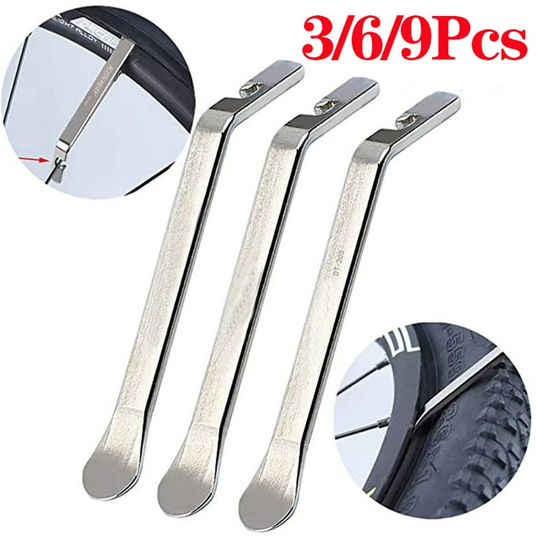 Motorcycle Tire Spoons Stainless Steel Bike Tire Levers 3-Pack