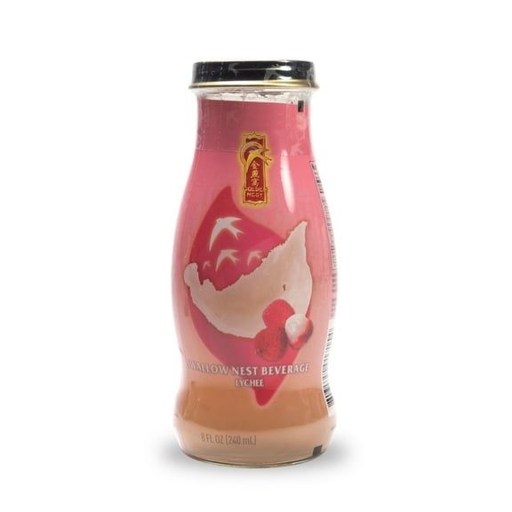 Premium Bird's Nest Drink - Lychee -  6 or 12 Bottles x 240ml (8 oz.)