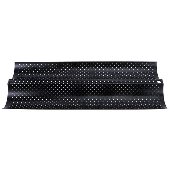 Premium Black Baking Tray Wave Stick Bread Mould Perfect for Baking Fresh French Bread