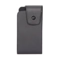 thumbnail image 1 of Premium Black Leather Case Cover Pouch Holster Swivel Belt Clip 46 for iPhone 5 5C 5S SE, 1 of 6