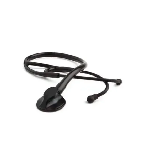 Premium Black Matte Single Head Stethoscope for Doctors & Students