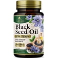 thumbnail image 1 of Black Seed Oil Capsules 1000mg - Premium Nigella Sativa Blackseed, Pure Natural Black Cumin Seed Oil & Antioxidant for Skin & Immune Support - Gluten Free, Bottled in USA Supplement - 120 Softgels, 1 of 11