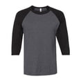 thumbnail image 1 of Premium Blend Ringspun Three-Quarter Sleeve Raglan Baseball T-Shirt, 1 of 3