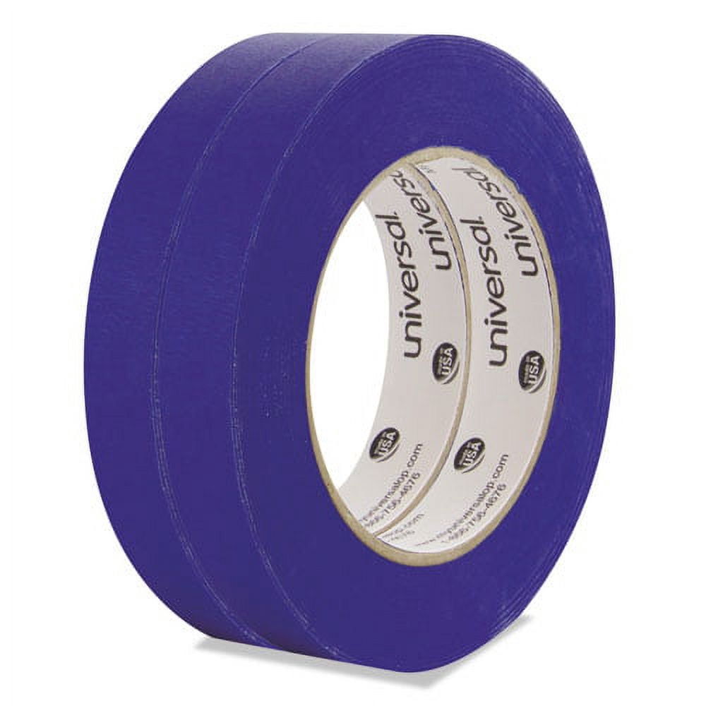 Premium Blue Masking Tape With Uv Resistance, 3" Core, 18 Mm X 54.8 M, Blue, 2/pack | Bundle of 2 Packs