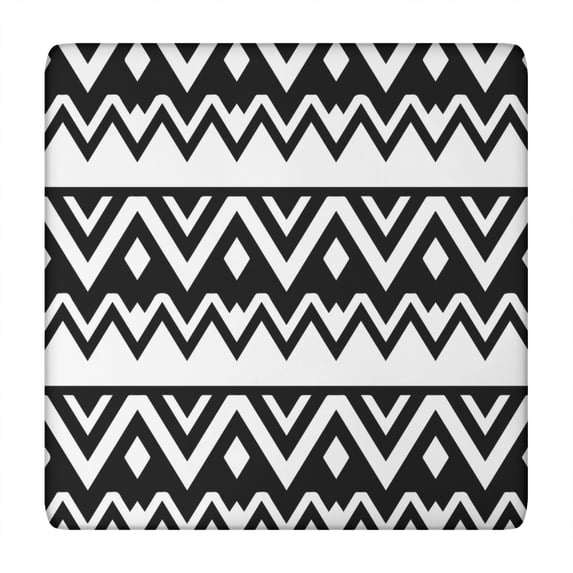 Premium Bohemian Style Tablecloth 34x34 Inch Square Cover with Elastic Hem for Formal and Casual Dining Occasions