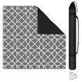 thumbnail image 1 of Premium Boho Design Non-Slip Mahjong Mat 31.5 Inch Square Rubber Playing Surface with Noise Dampening for Game Tables and Multi-Purpose Game Nights, 1 of 7