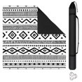 thumbnail image 1 of Premium Boho Design Non-Slip Playing Mat for Game Nights 31.5x31.5 Inch Rubber Mahjong Surface with Quiet Features for Card Games and Board Games, 1 of 7