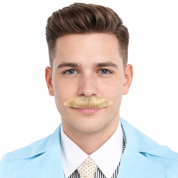 Premium Borat Human Facial Hair Mustache For Men | HPO