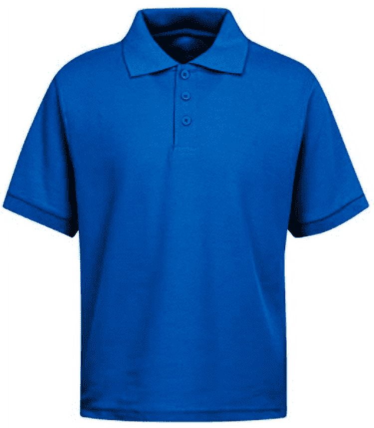 royal blue uniform shirt boy
