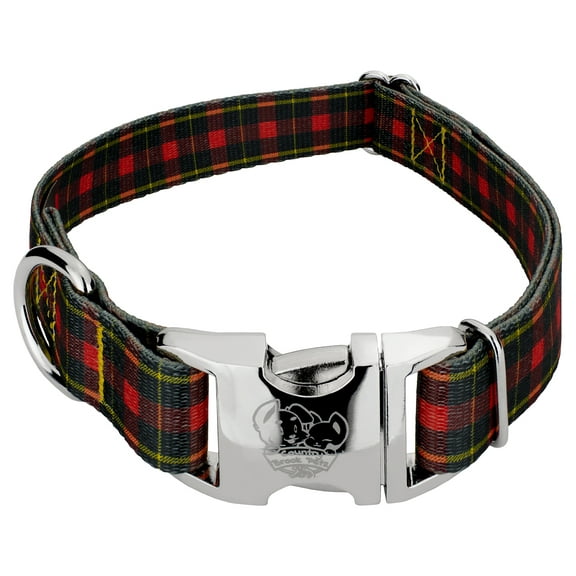 Country Brook Petz® Premium Buffalo Plaid Dog Collar, Extra Large