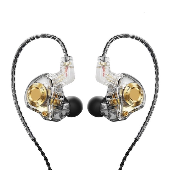 Premium Build 3.5mm In Ear Headphones With Interchangeable Cable And Noise Isolating Silicone Ear Tip Ergonomic Design