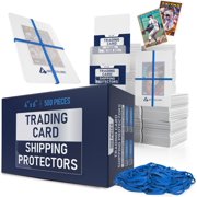 Premium Bundle 4X6 Trading Card Shipping Protector with Rubber Bands - 500 Pack | Card Protectors, Trading Card Shipping Supplies, Trading Card Shipping, Card Shipping kit, Shipping for Graded Cards.