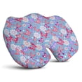 thumbnail image 1 of Premium Butterfly Pattern Memory Foam Seat Cushion Ergonomic Chair Pad for Office Chair, Car, Airplane & Bleachers Sciatica, Tailbone Hip & Back Pain Relief - Chair Cushion for Long Office Workers., 1 of 5