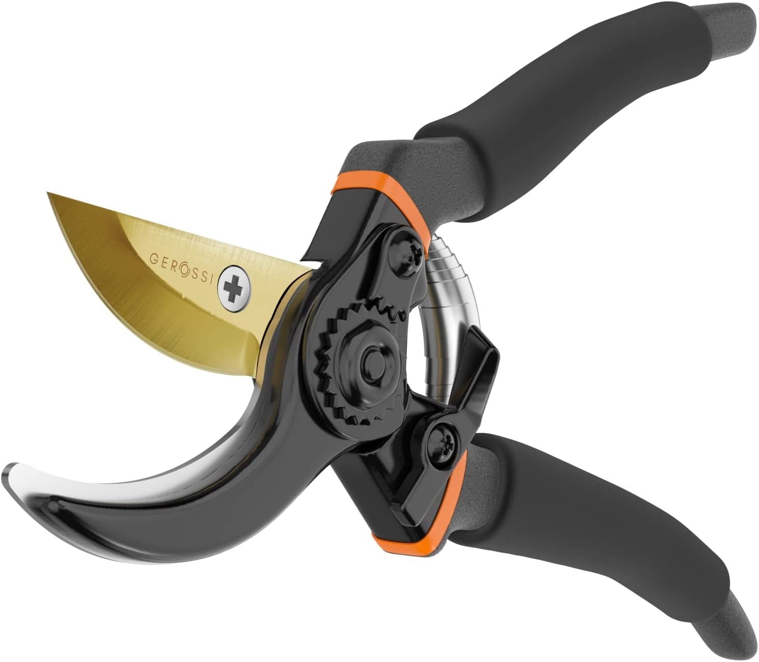 Premium Bypass Pruning Shears for your Garden - Heavy-Duty, Ultra Sharp Pruners w/Soft Cushion Grip Handle Made with Japanese Grade High Carbon Steel - Perfectly Cutting Through Anything in Your Yard