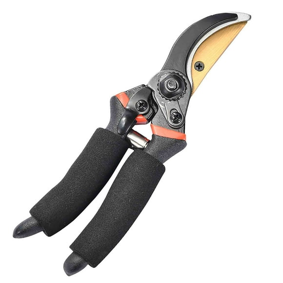 Premium Bypass Pruning Shears for your Garden - Heavy-Duty, Ultra Sharp Pruners Soft Cushion Grip Handle Made with Japanese Grade High Carbon Steel - Perfectly Cutting Through Anything in Your Yard