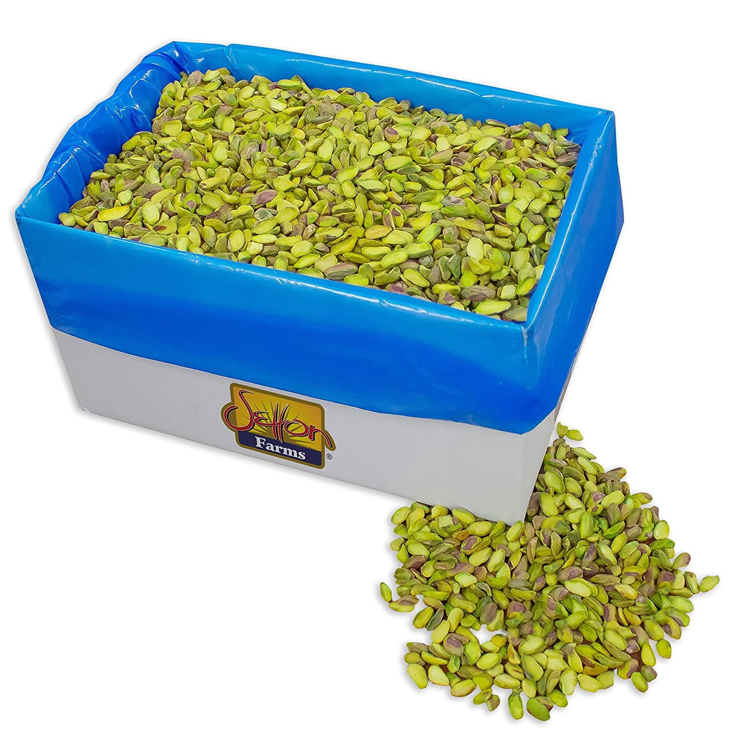 Premium CM31 California Raw Pistachio Halves, Bulk Pistachio Split