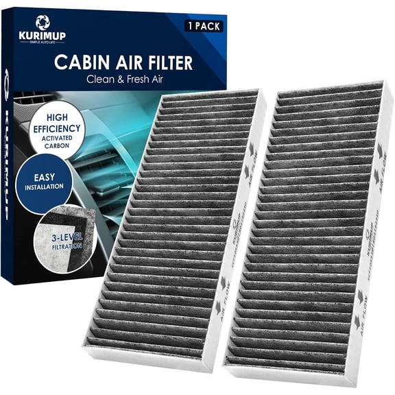 Premium Cabin Air Filter with Activated Carbon,Replacement for CF10553(CP553), Fit for Nissan Frontier/NV1500/NV2500/NV3500/Pathfinder/Xterra and Suzuki Equator.